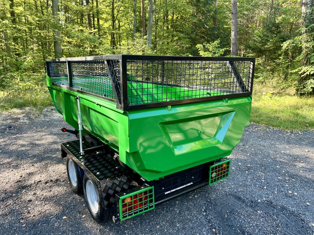 Hydraulický sklápací príves / za auto, traktor, štvorkolku + nadstavby bočníc