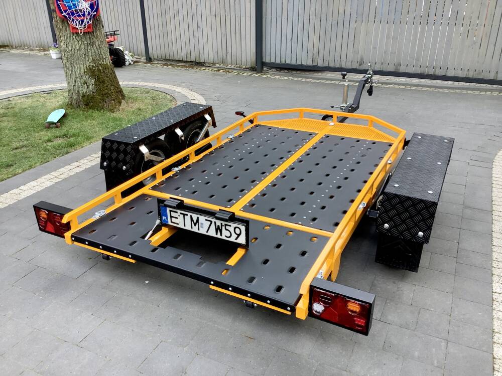 Príves na štvorkolku Rydwan, Celková hmotnosť 750 KG