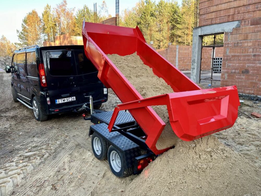 Hydraulický sklápací príves (Celková Hmotnosť 750KG)
