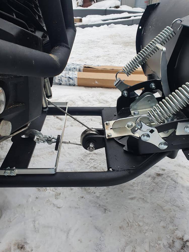 Snežný pluh 2v1 pre POLARIS SCRAMBLER S 850 1000 2021-2022 štvorkolku