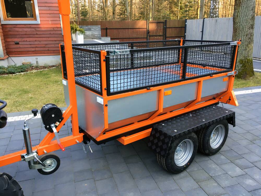 Sklápací Príves pre štvorkolku 3 v 1
