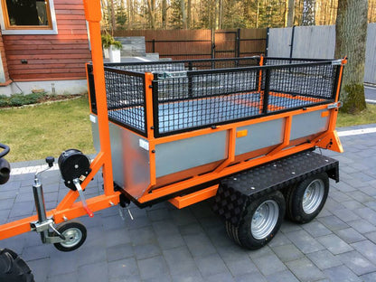 Sklápací Príves pre štvorkolku 3 v 1