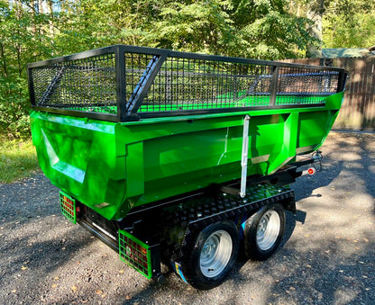 Hydraulický sklápací príves / za auto, traktor, štvorkolku + nadstavby bočníc