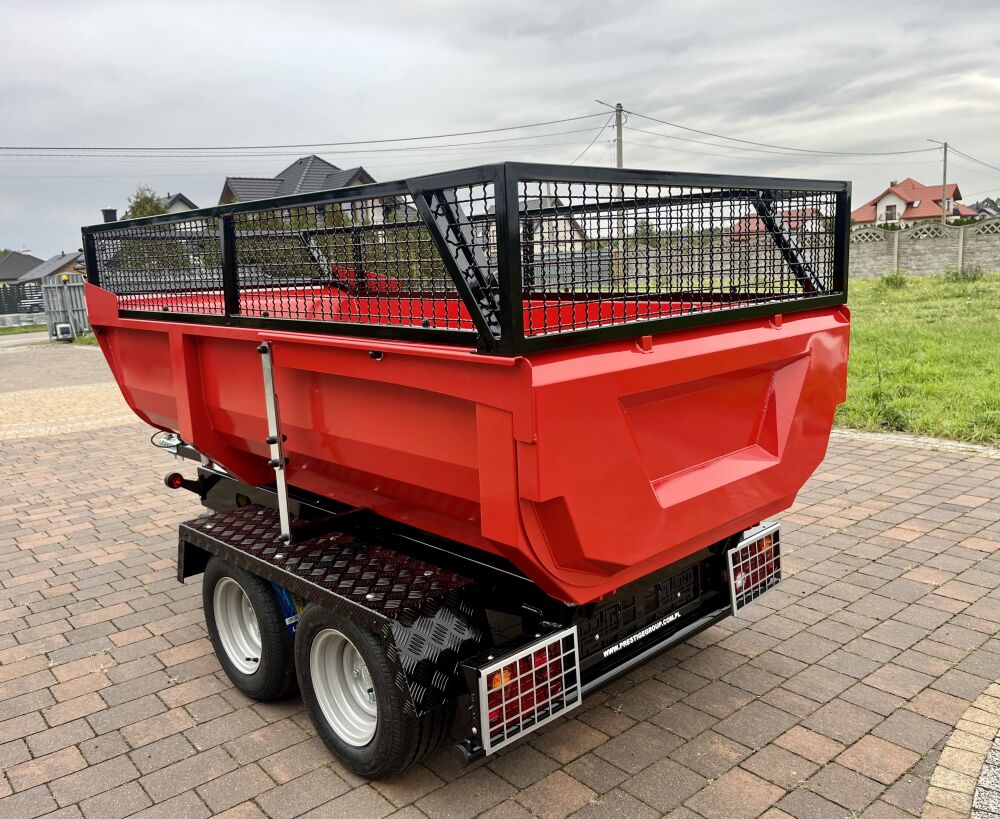 Hydraulický sklápací príves / za auto, traktor, štvorkolku + nadstavby bočníc