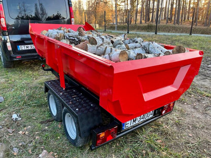 Hydraulický sklápací príves (Celková Hmotnosť 750KG)