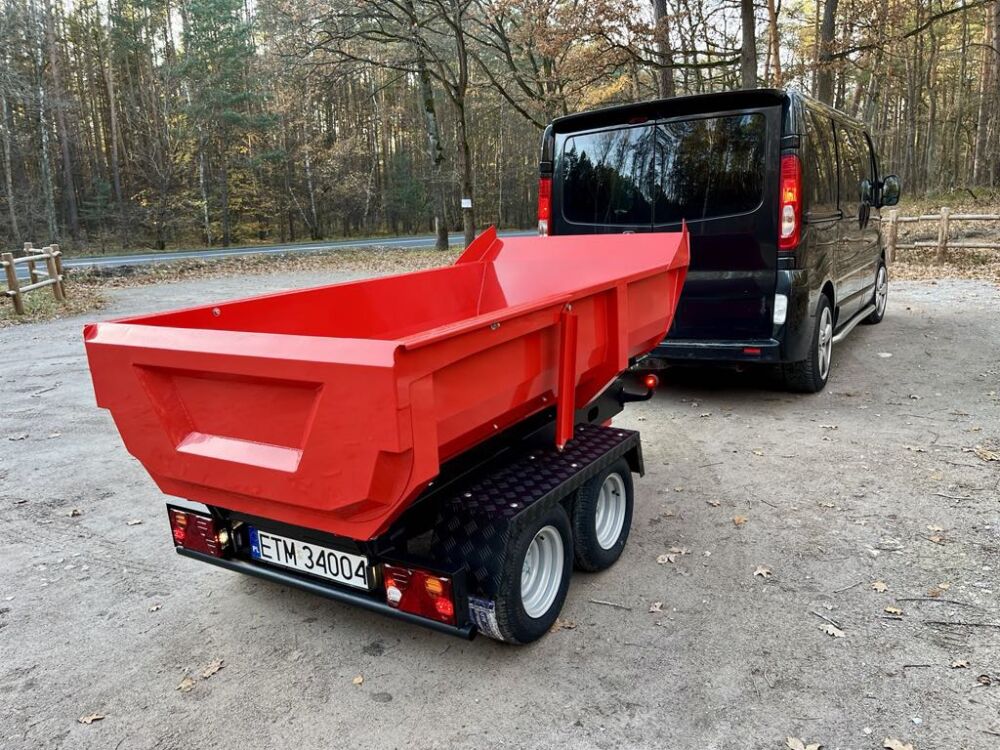 Hydraulický sklápací príves (Celková Hmotnosť 750KG)