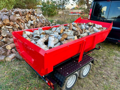 Hydraulický sklápací príves (Celková Hmotnosť 750KG)