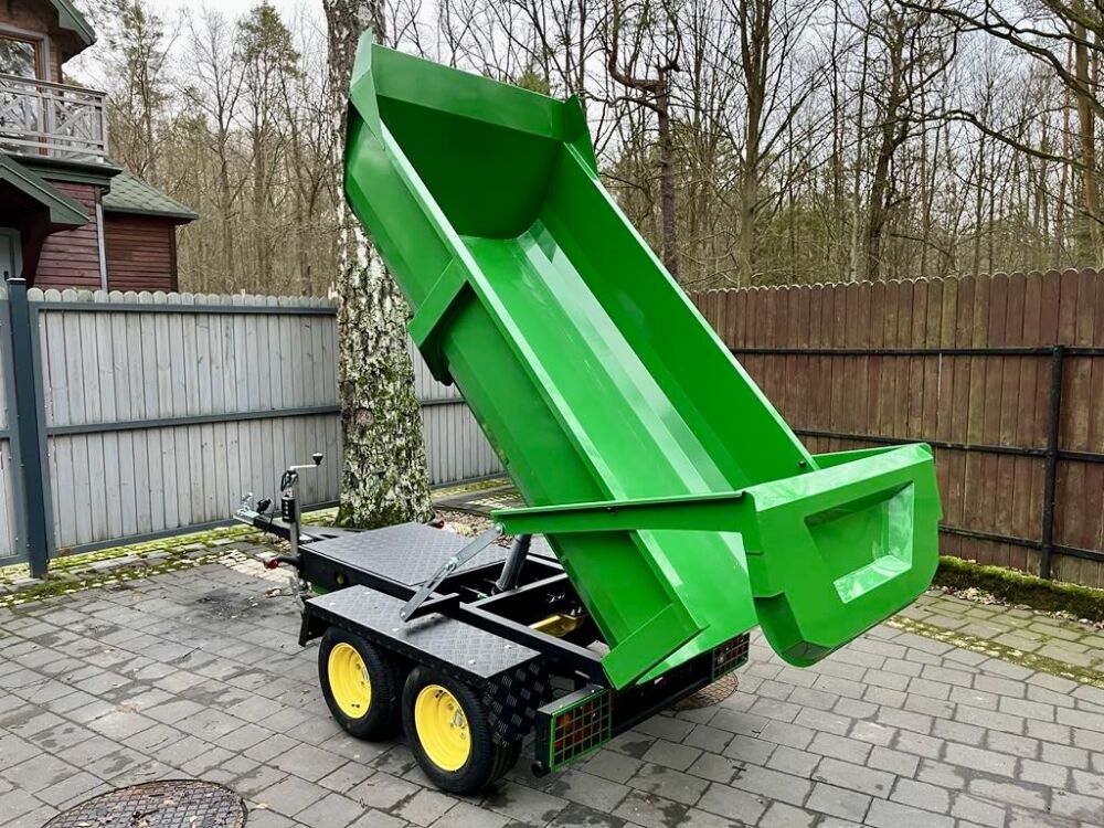 Hydraulický sklápací príves (Celková Hmotnosť 750KG)