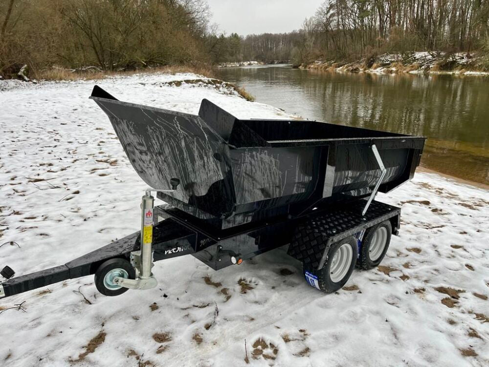 Hydraulický sklápací príves (Celková Hmotnosť 750KG)