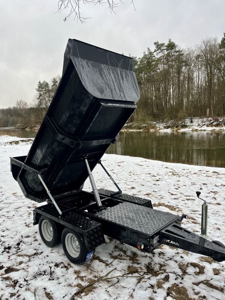 Hydraulický sklápací príves (Celková Hmotnosť 750KG)