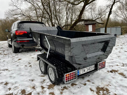 Hydraulický sklápací príves (Celková Hmotnosť 750KG)
