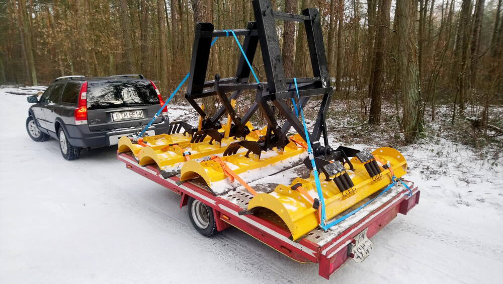 Snežný pluh pre vysokozdvižné vozíky (VZV) 200 cm