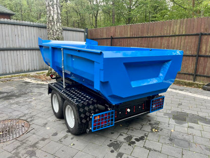 Hydraulický sklápací príves (Celková Hmotnosť 750KG)